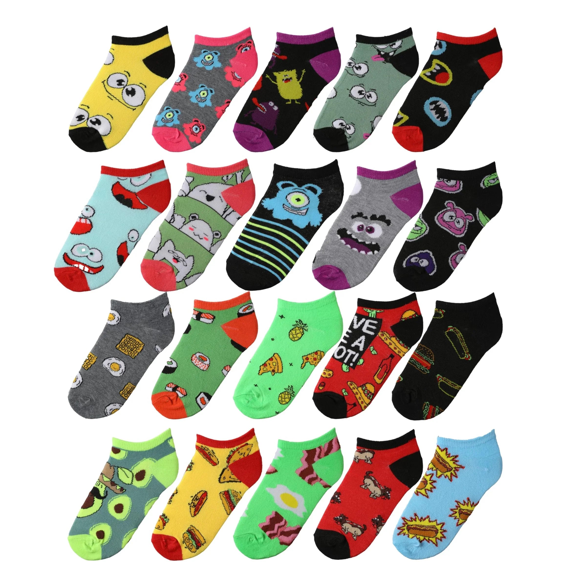 Boys Cartoons No Show Socks