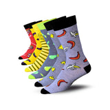 Men's Banana Avocado Pop-Corn Eggplant Socks