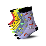 Men's Banana Avocado Pop-Corn Eggplant Socks