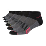 JAMES FIALLO Men's 6-Pairs Cushioned Breathable Moisture Control Arch Support Athletic Running Socks For Men