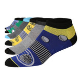 JAMES FIALLO Men's 6-Pairs Colorful Arch Support Low Cut Golf Pattern Athletic Mens Socks