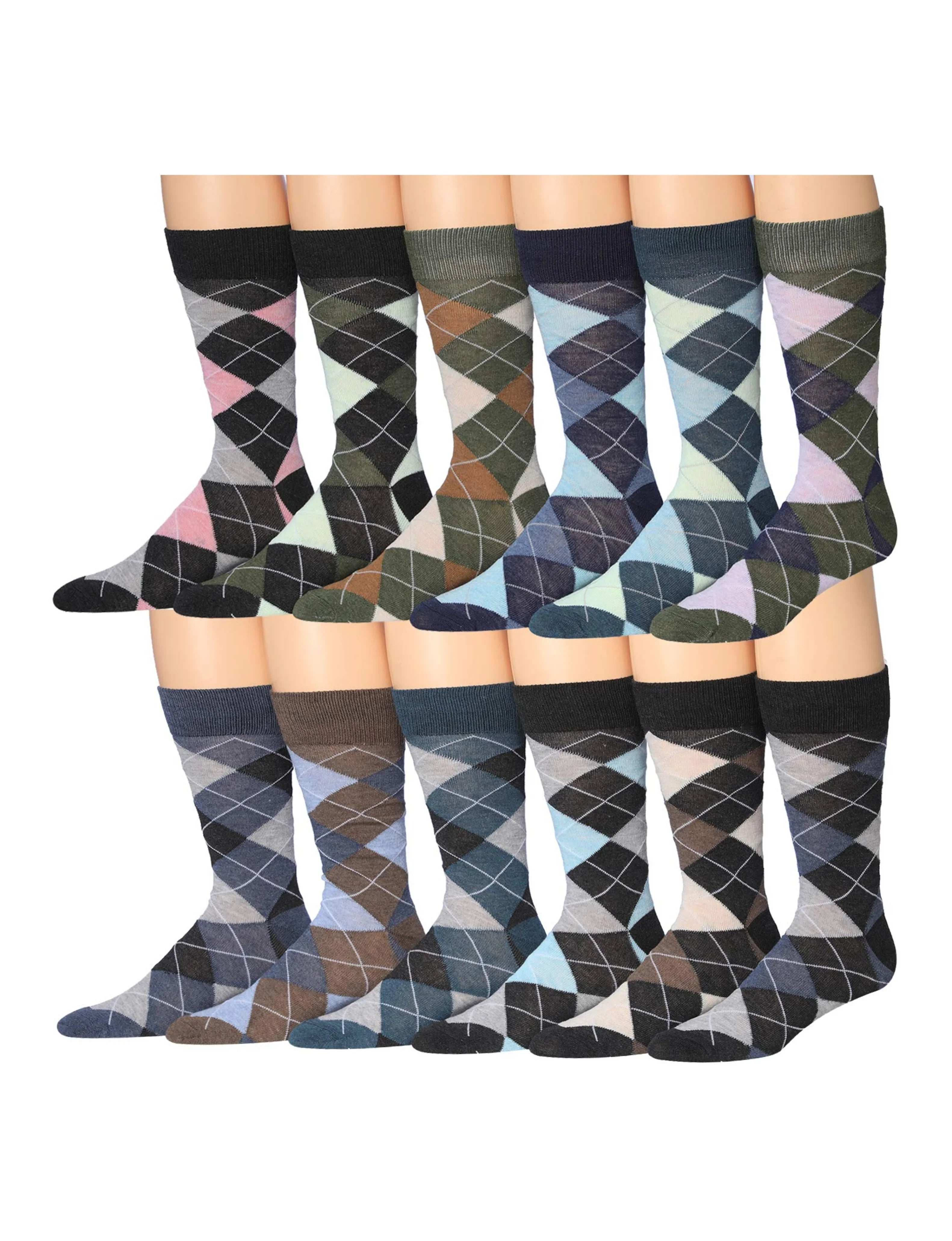 Heather Argyle Socks