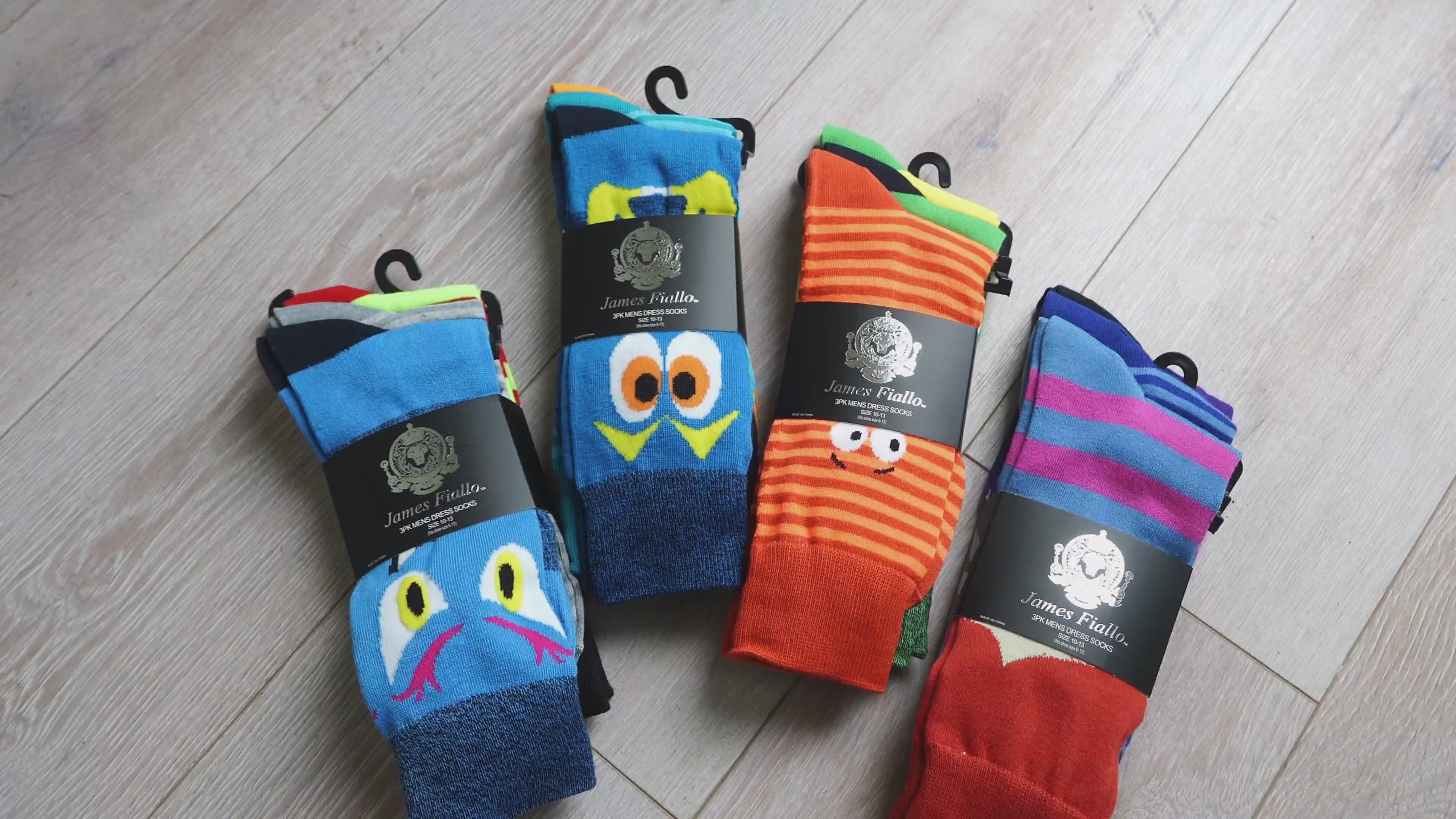 Men's Casual Colorful Dress Socks