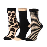 Cheetah Fuzzy Socks