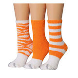 Sunny Leopard Fuzzy Socks