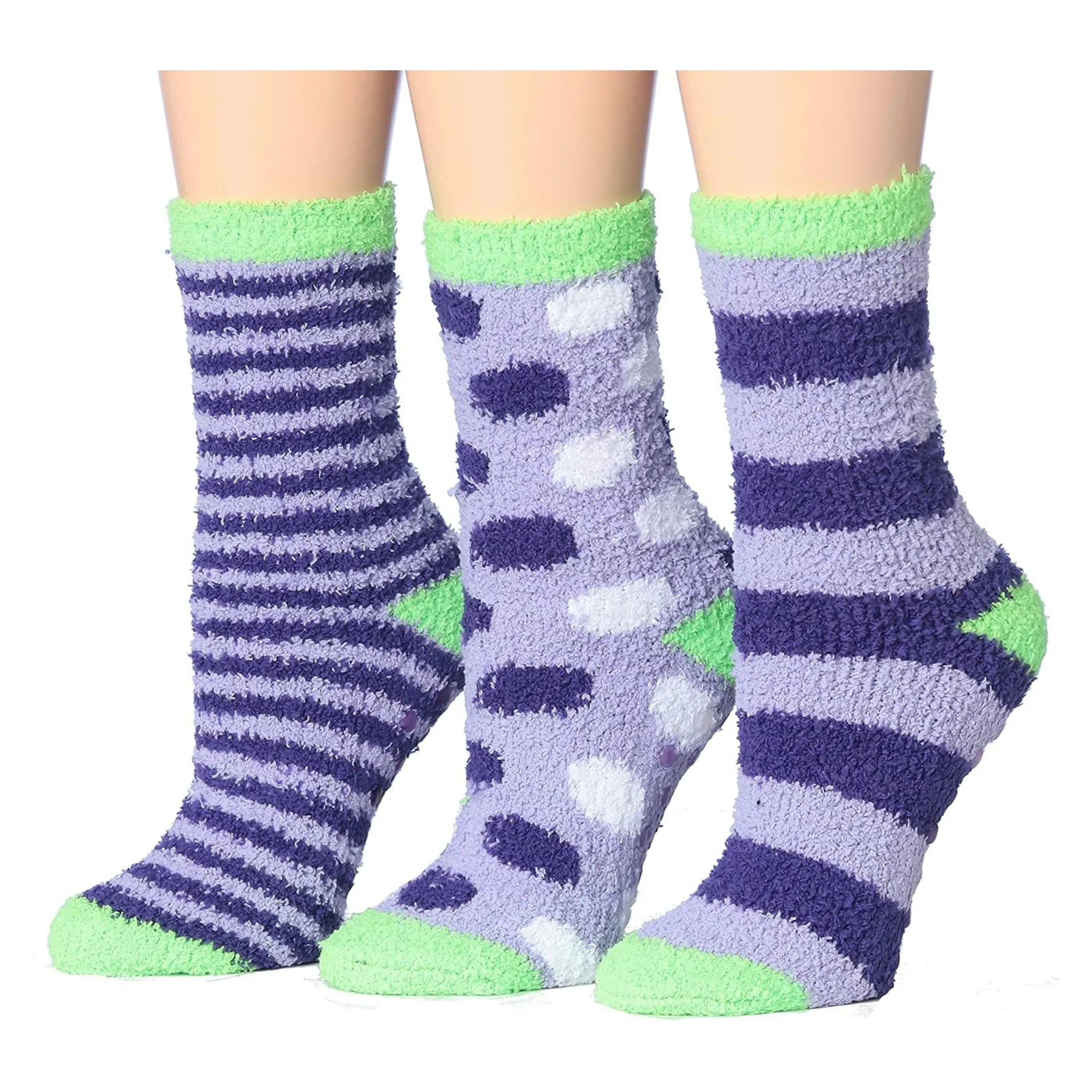 Emerald Haze Fuzzy Socks