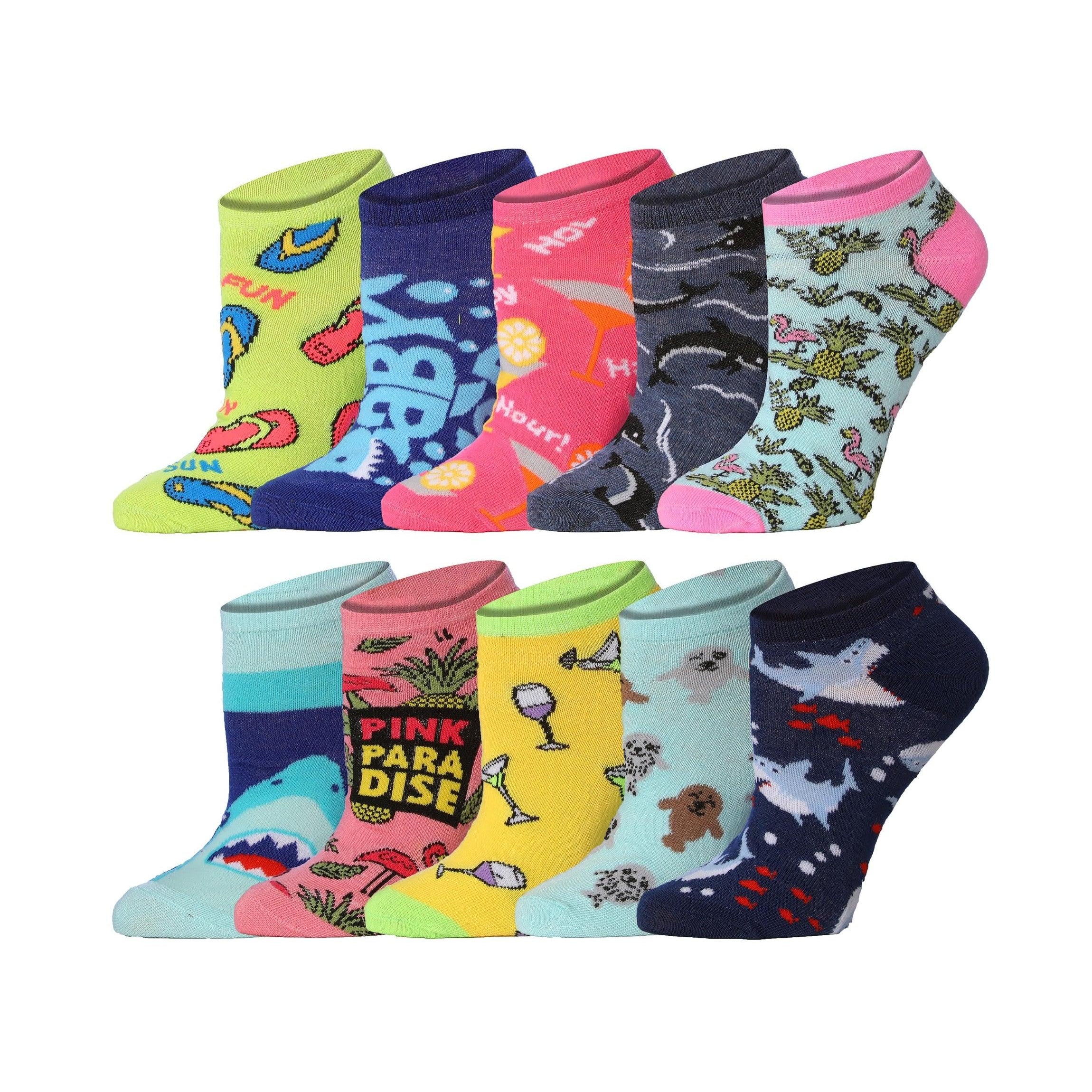 Wine Splash Low Cut Socks