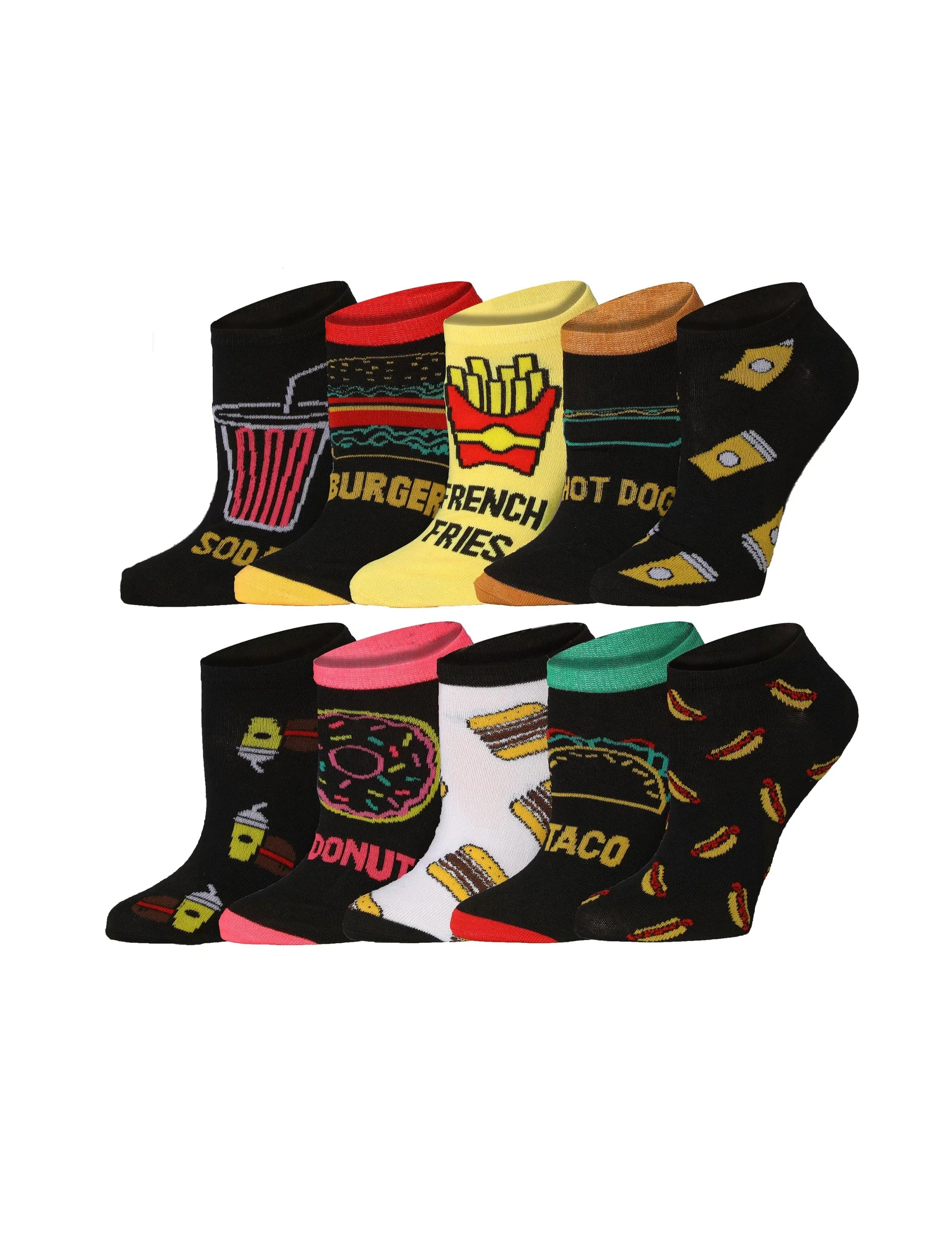 Fast Food Low Cut Socks