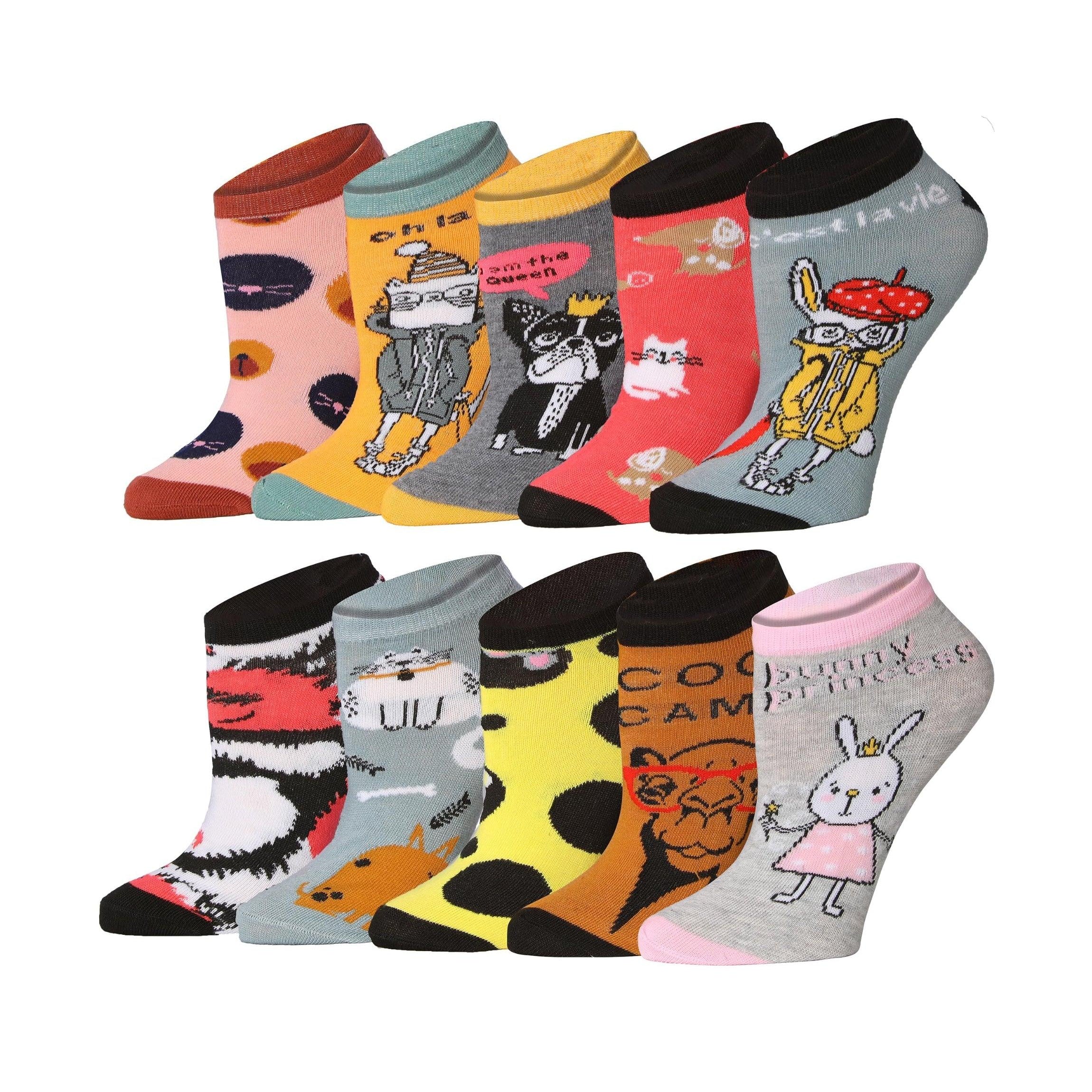 Novelty Low Cut Socks