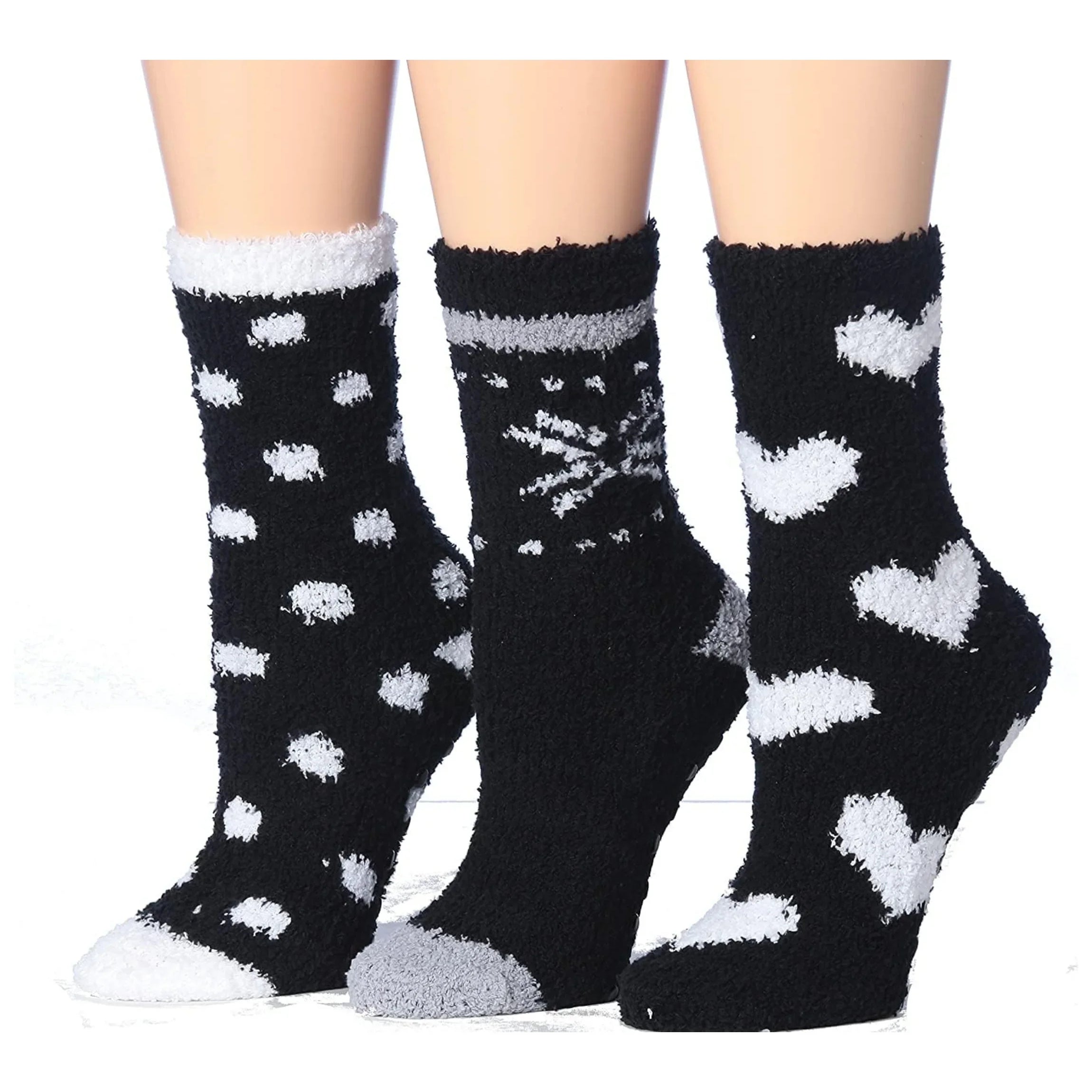 Ebony Love Fuzzy Socks