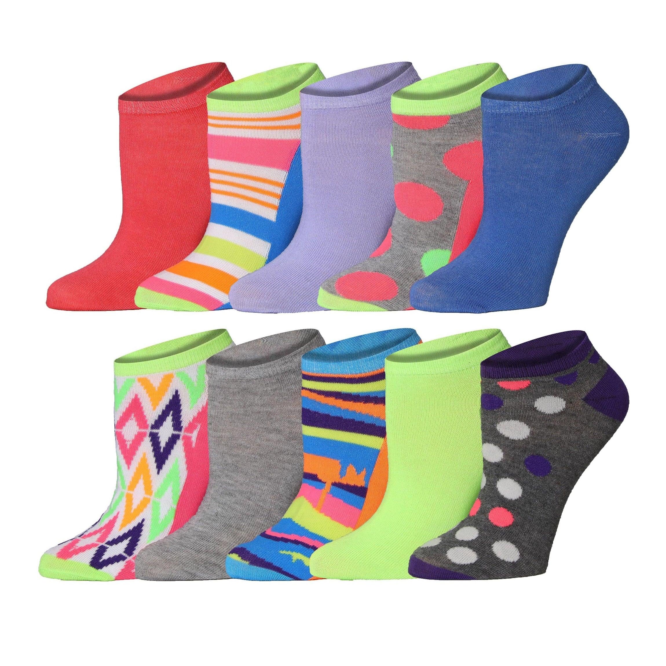 Striped and Bold Colors Socks