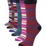 Multicolor Striped Pattern Socks