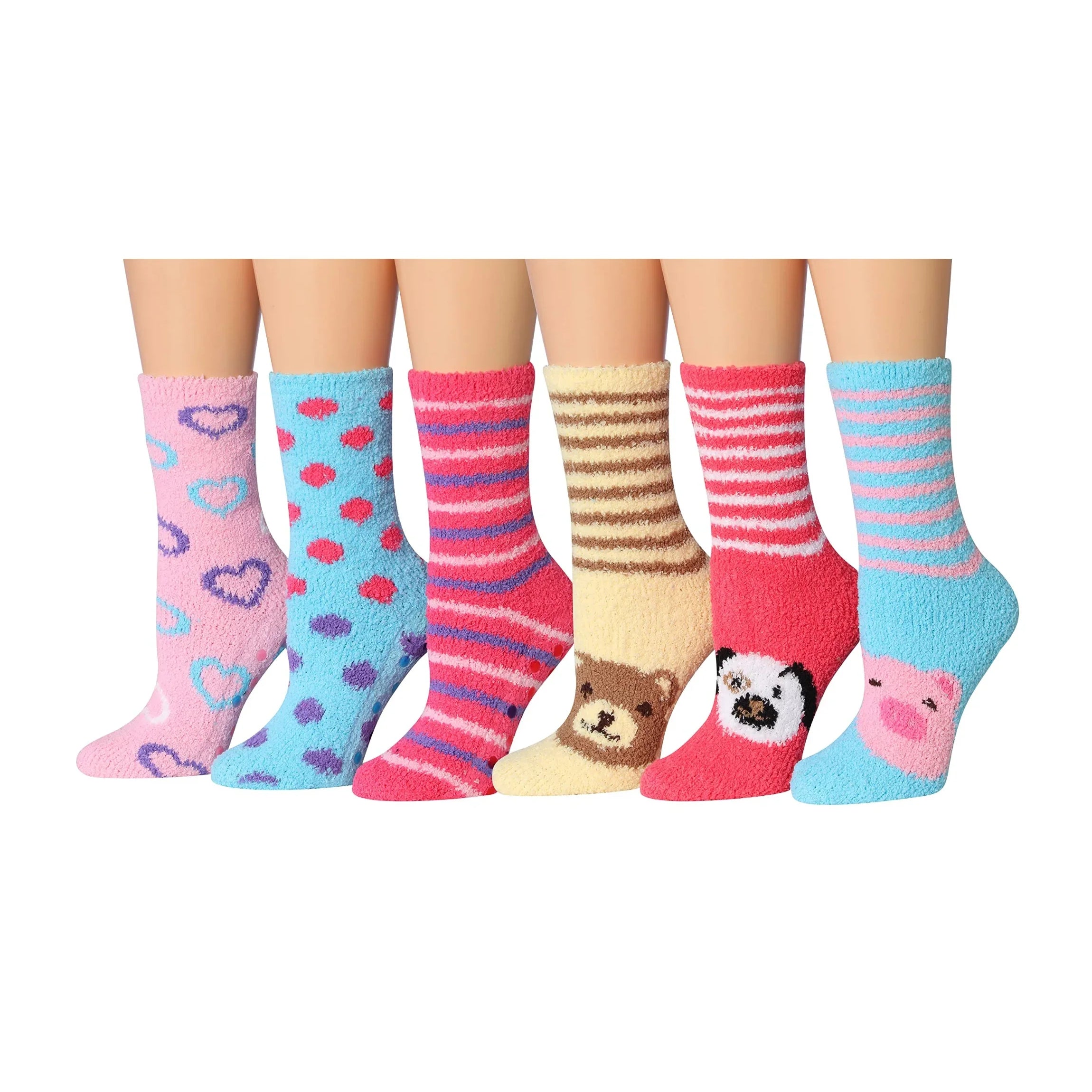 Heart Fuzzy Socks