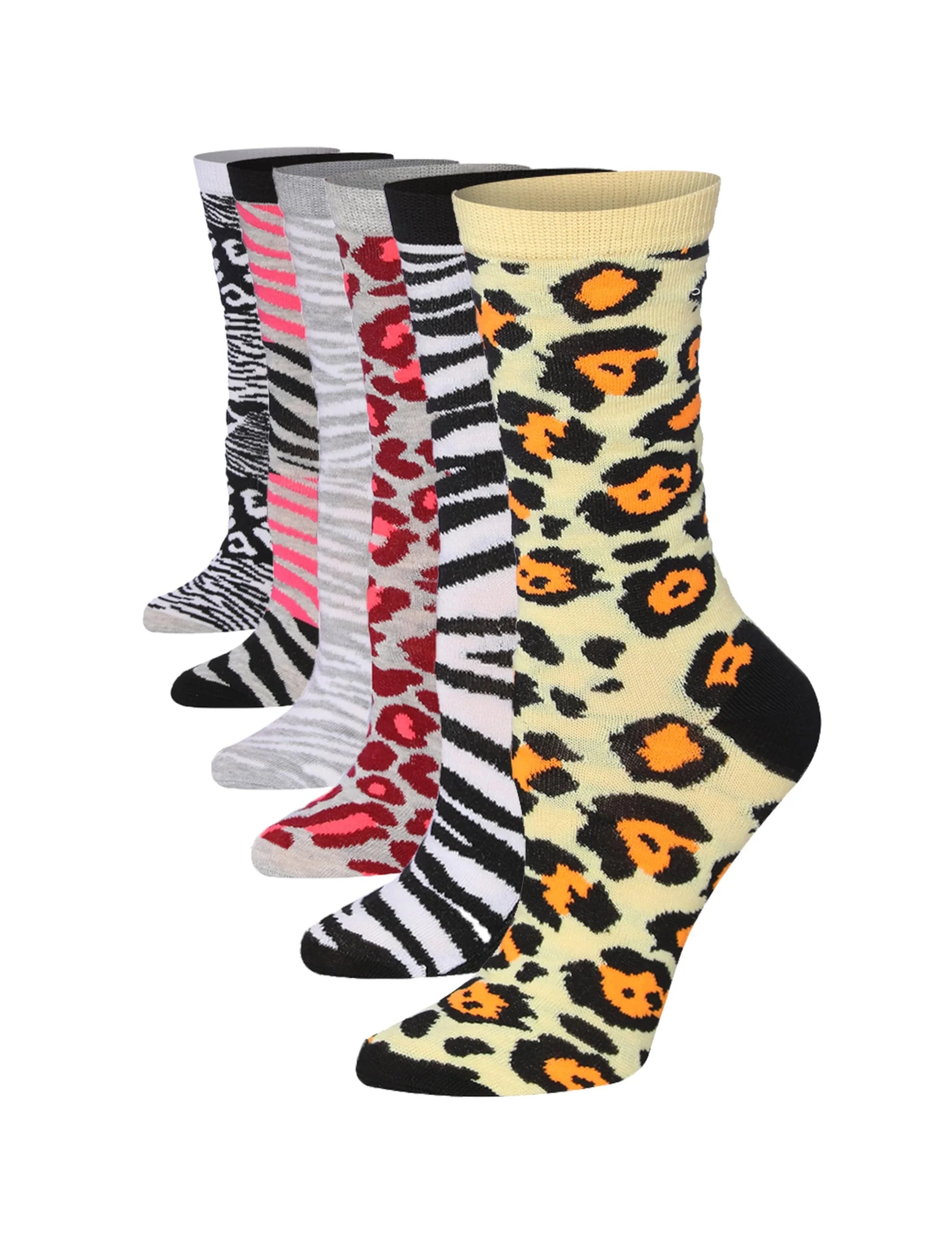 Wild Safari Crew Socks 
