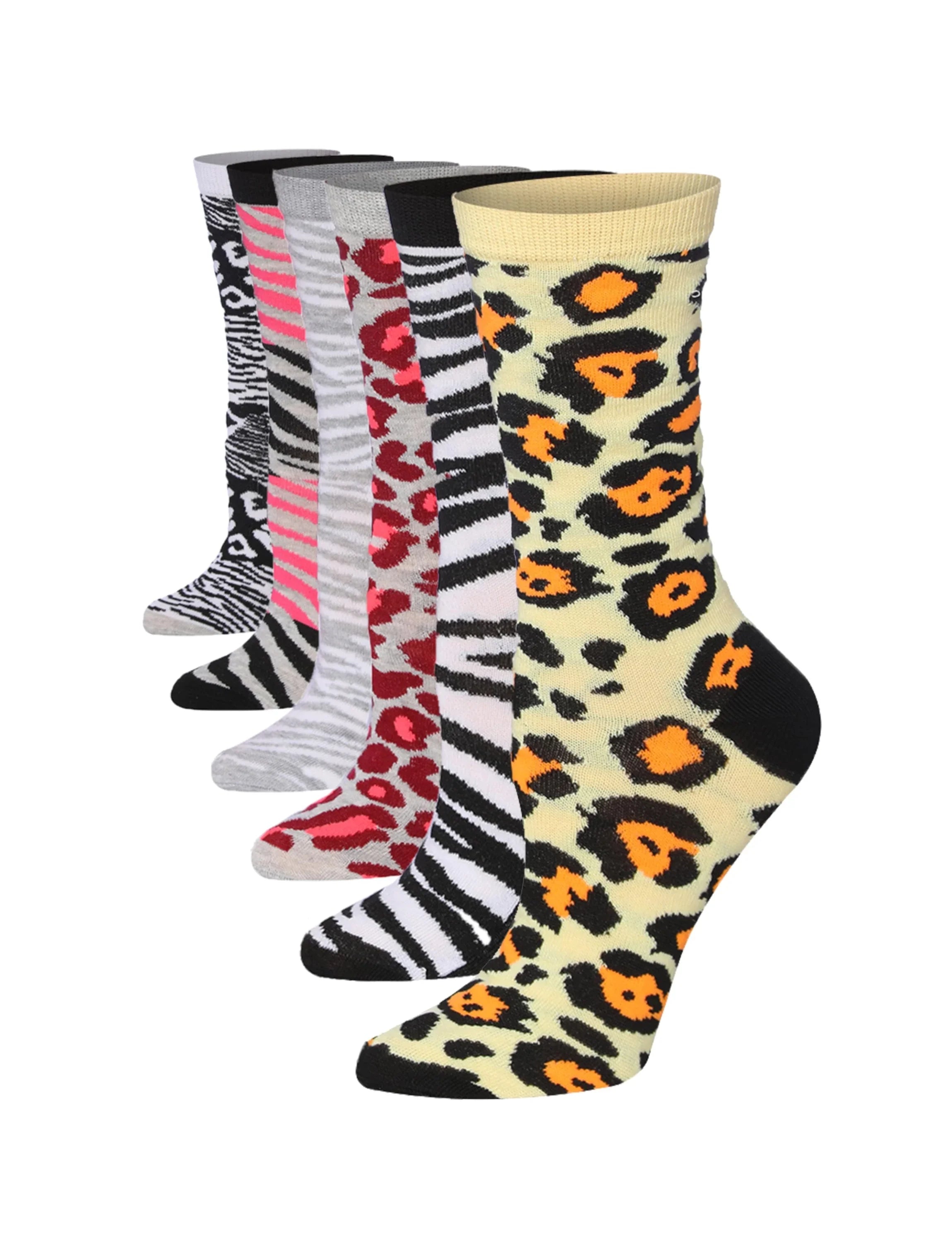 Wild Safari Crew Socks 