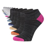 Tipi Toe Women's 12-Pack Cushioned Comfort Breathable Arch Support Low Cut/No Show Athletic Sport Socks