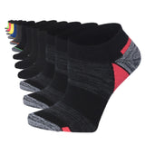 Tipi Toe Women's 12-Pairs Solid Colors Minimalist Toe Heel Grey Contrast Design Low Cut/No Show Athletic Sport Socks