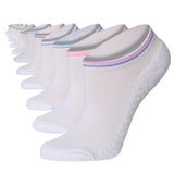 Tipi Toe Women's 12-Pairs Classic Solid Plain White Color Low Cut Athletic Sport Peformance Socks