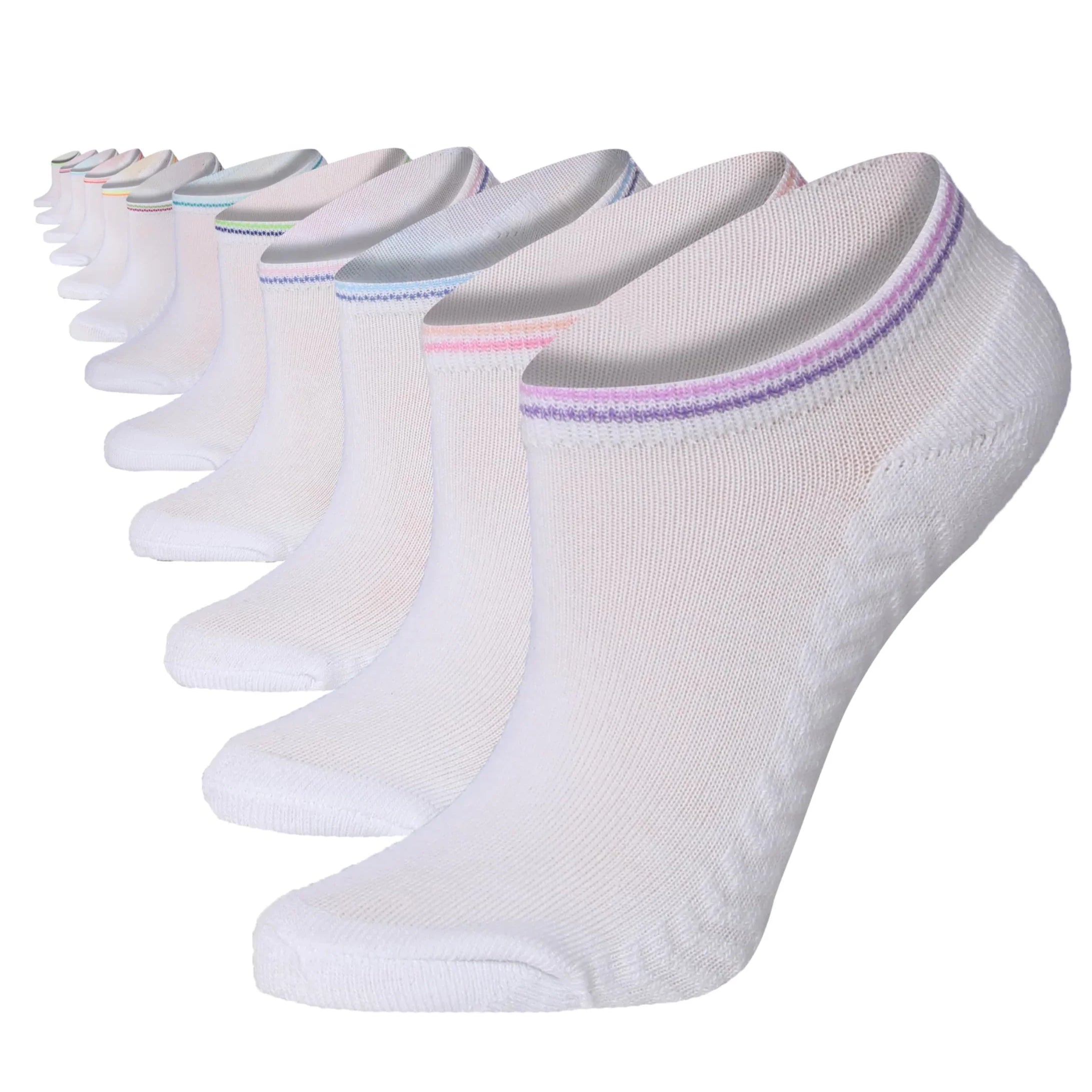 White Classic Low Cut Socks