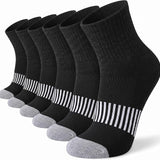 Tipi Toe Women’s Quarter Athletic Sock Bundle – 12-Pair Cushioned Running Sports Socks with Arch Support, Sizes 9–11
